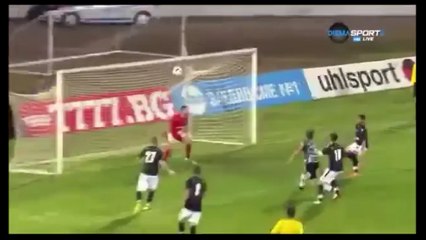 Defender Scores A Comical Own Goal With His Groin In Bulgaria!