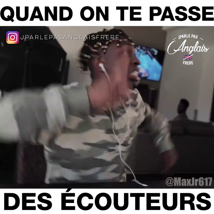 Quand ton pote te passe ses écouteurs... Crade
