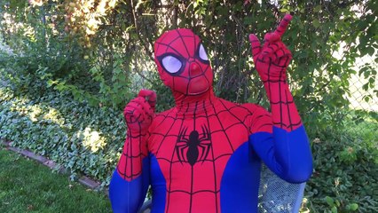 Queen Elsa Has Bug Feet! With Spiderman & The Joker Fun Superhero Movie In Real Life In 4K