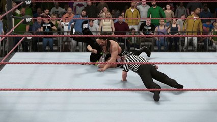 WWE 2K16 jeff hardy v adam rose