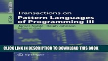 [PDF] Transactions on Pattern Languages of Programming III (Lecture Notes in Computer Science)