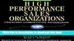 Read High Performance Sales Organizations: Achieving Competitive Advantage in the Global