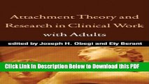 [Read] Attachment Theory and Research in Clinical Work with Adults Full Online