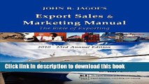 Read Export Sales   Marketing Manual 2010 (Export Sales and Marketing Manual)  Ebook Free