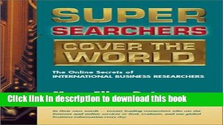 Read Super Searchers Cover the World (Super Searchers series)  Ebook Free