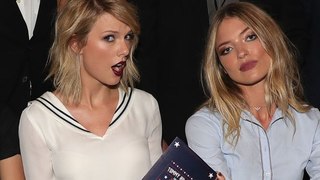 Taylor Swift dances to ex Calvin Harris' song as she 'jokes around on Tinder' with Martha Hunt