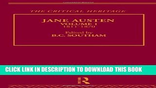 [PDF] Jane Austen: The Critical Heritage Volume 1 1811-1870 (The Collected Critical Heritage :