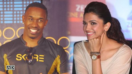 Dwayne Bravos Expresses Love For Deepika Padukone Watch Video