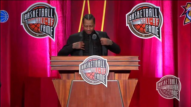 Le discours complet d'Allen Iverson au Hall Of Fame