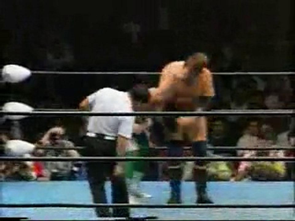 Stan Hansen vs. Mitsuharu Misawa, 3/4/92