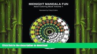 EBOOK ONLINE  Midnight Mandala Fun Adult Coloring Book: Midnight mandala adult coloring books for