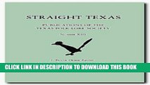[PDF] STRAIGHT TEXAS-C (Publications of the Texas Foklore Society) Popular Colection