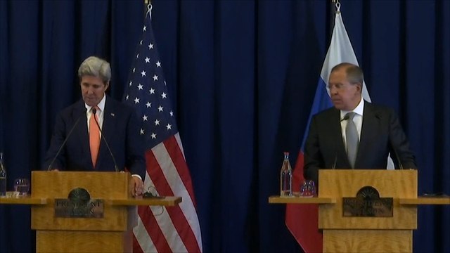 كيري ولافروف يكشفان خطة وقف إطلاق النار بسوريا
