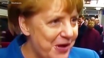 Angela Merkel Reptilian Eyes, Real or Fake