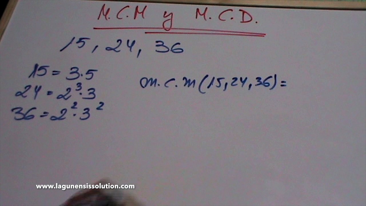 12. mcm y MCD