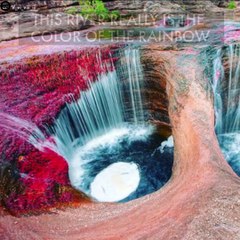 Rainbow colour River