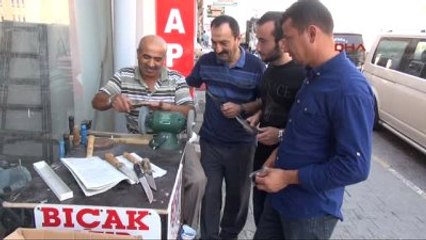 Nevşehir Bayram Öncesi Bıçaklar Bileniyor