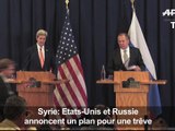 Syrie: Américains et Russes s'accordent sur une trêve