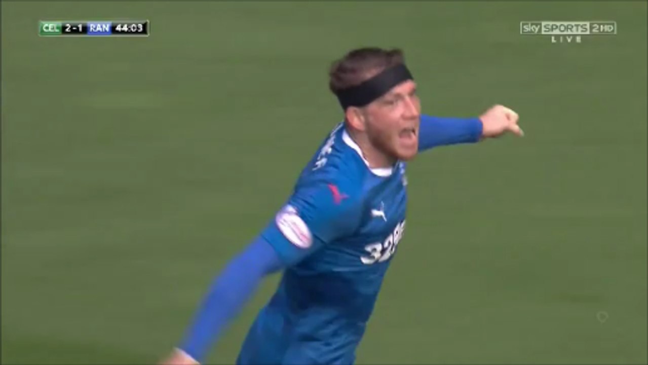 Joe Garner Header Goal vs Celtic (2-1)