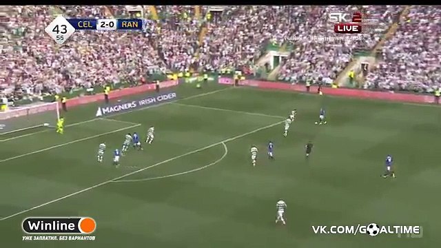 Joe Garner Goal - Celtic vs Glasgow Rangers 2-1 (Scottish Premiership) 10 09 2016