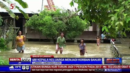 480 KK Menjadi Korban Banjir Langkat