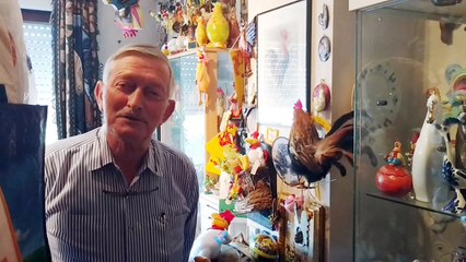 Il a 16.718 coqs chez lui