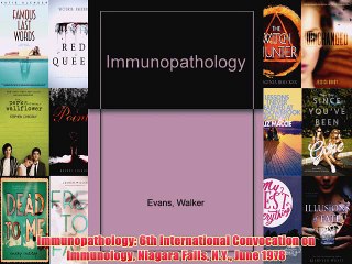 [PDF] Immunopathology: 6th International Convocation on Immunology Niagara Falls N.Y. June