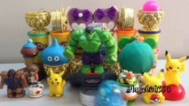 SURPRISE EGGS PLAY DOHwith Surprise Toys,Shopkins,Hulk,Pokemon,Surprise Eggs Videos,toys review
