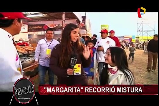 Francisca Aronsson: la pequeña ‘Margarita’ recorrió la feria gastronómica Mistura