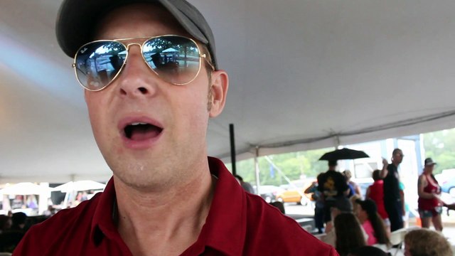 Jay Dupuis cuts an ad for Walkin' On the Blvd Elvis Week 2016