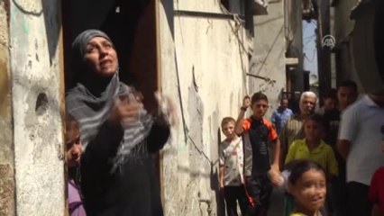 İsrail Askerlerinin Öldürdüğü Filistinlinin Cenaze Töreni