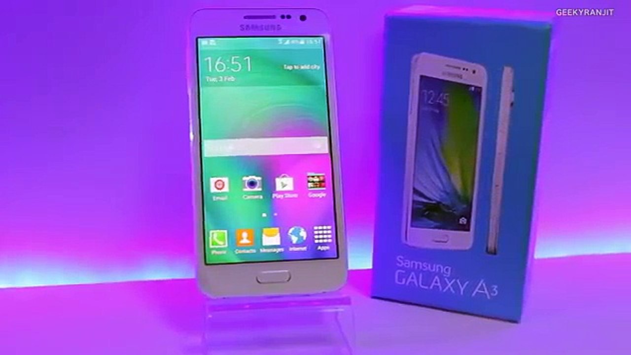 Samsung Galaxy A3 Unboxing & Hands On Overview