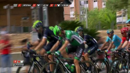 Pelotón 75 KM a meta / Peloton is 75 to go - Etapa / Stage 20 - La Vuelta a España 2016