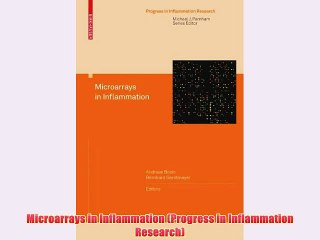 [PDF] Microarrays in Inflammation (Progress in Inflammation Research) Popular Colection