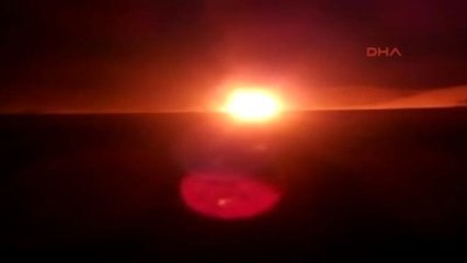 Muradiye'de Doğalgaz Hattında Patlama