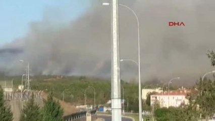 Tuzla'da Askeri Bölgede Yangın