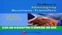 [PDF] Managing Business Transfers: TUPE and Takeovers, Mergers and Outsourcing Full Online