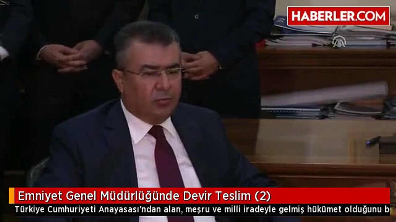 Emniyet Genel Müdürlüğünde Devir Teslim (2)