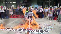 مظاهرة في كوريا الجنوبية تندد بالتجربة النووية الخامسة للجارة الشمالية