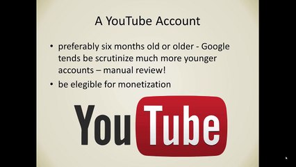 Earn a Living on YouTube A YouTube account and Monetization