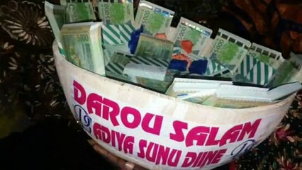 Cheikh Aida Saliou donne un ” Adiya” de 10 millions et 56 Moutons à Cheikh Bethio