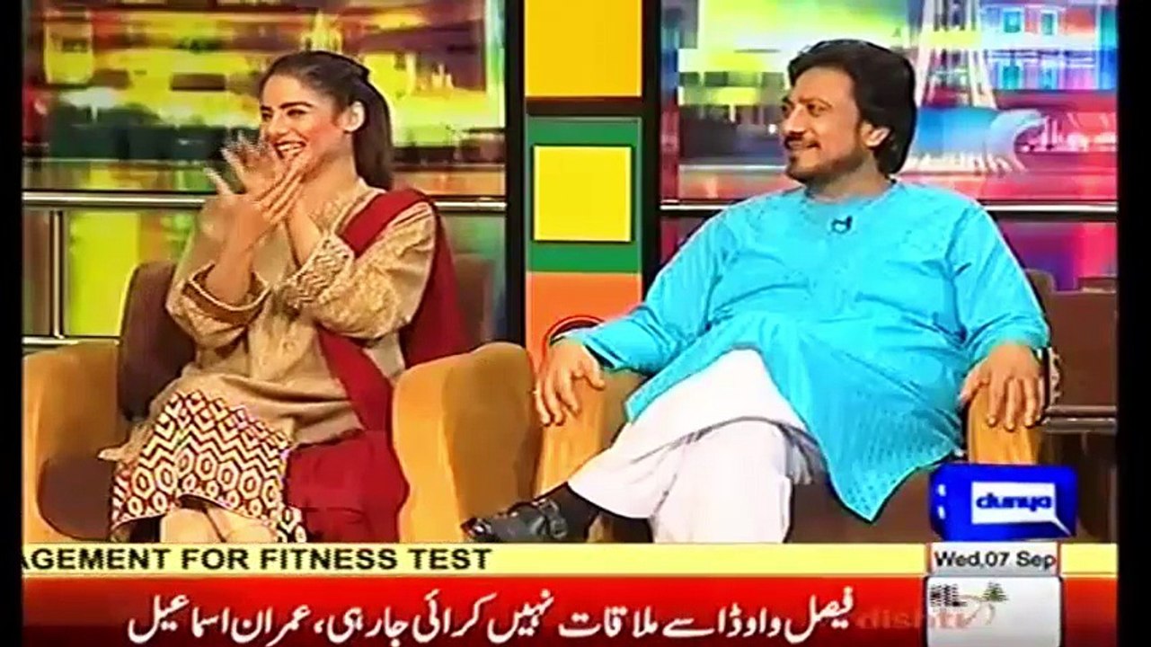 Mian Afzal Narogi Character of Policeman Mazaaq Raat 7 September 2016 - Hamid Ali Khan - Sheen - Dunya News
