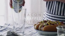 [4K] 베이컨 둘둘말은 핫도그 - Bacon Wrapped Hot dogs - Honeykki 꿀키