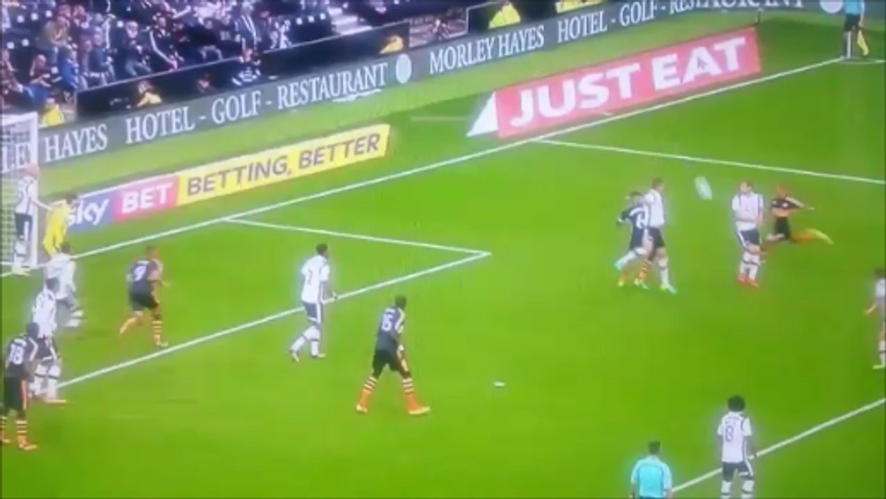 Yoan Gouffran Amazing Volley Goal vs Derby (0-1)