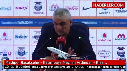 Medipol Başakşehir - Kasımpaşa Maçının Ardından - Rıza Çalımbay