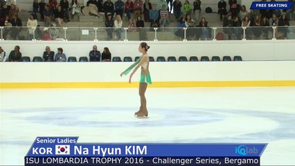 2016 Lombardia Trophy Senior Ladies 김나현 Na Hyun KIM FS