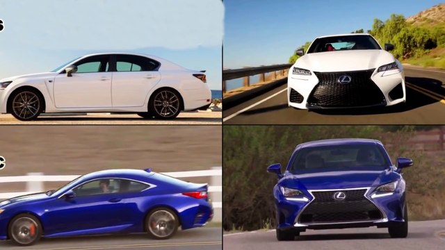 2016 Lexus GS F vs 2016 Lexus RC 200t F Sport