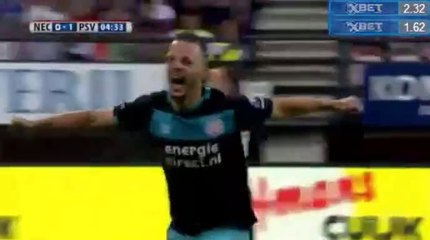 0-1 Bart Ramselaar Goal HD - NEC Nijmegen 0-1 PSV Eindhoven 10.09.2016 HD