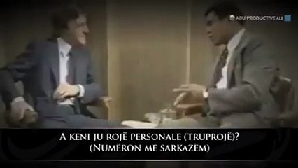 Si u përgjegj Muhamed Ali kur u pyet: A keni truproje ? /42sec. #Shperndajeeeeee