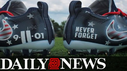 Port Authority Cops Offer To Pay Fine For Titans Linebacker 9/11 Custom Cleats